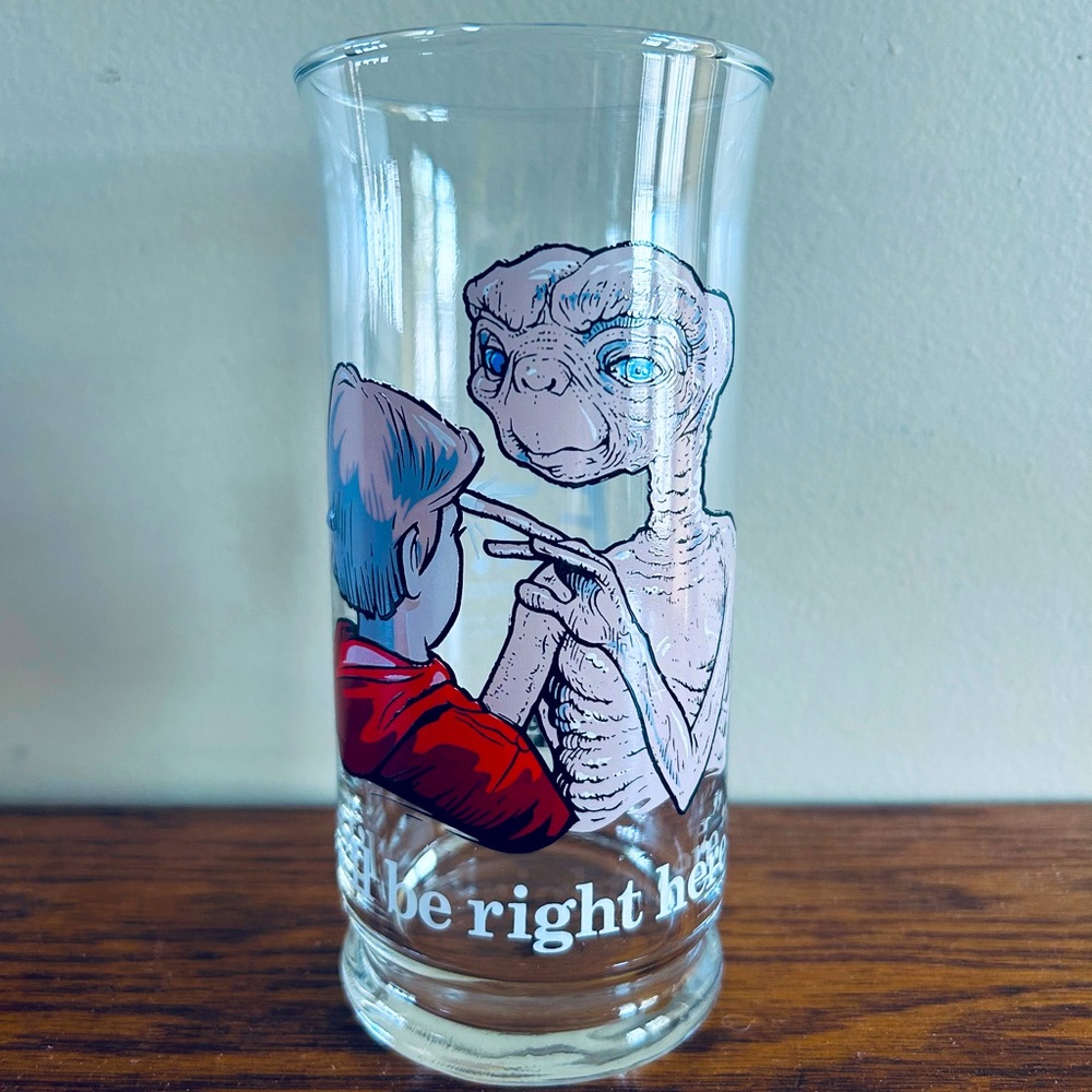 1982 Limited Edition E.T. - The Extraterrestrial Drinking Glass From Pizza Hut